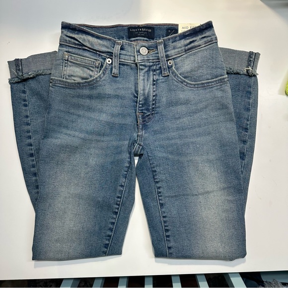 Lucky Brand Ava Mid Rise Super Skinny Jeans 0/25 - Picture 3 of 4